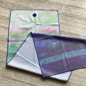 Yogi toes yoga mat towel by manduka